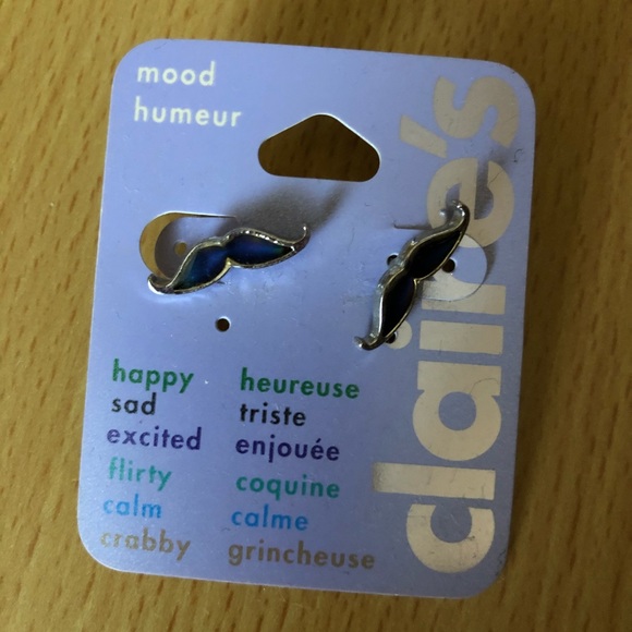 Claire's Jewelry - NWT claire’s mustache earrings